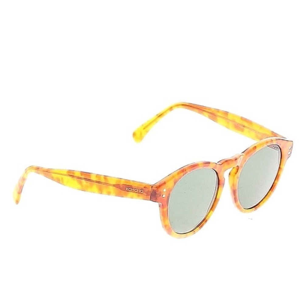 Komono Clement sunglasses NEW Caramel Demi tortoise round - Picture 5 of 7